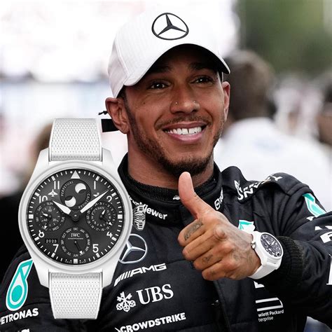 lewis hamilton white watch